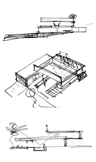 maquetas de la casa Hemeroscopium de Antón García-Abril en Madrid