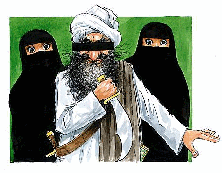 Caricatura de Mahoma