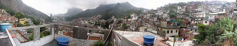 imagen de chabolas en Caracas