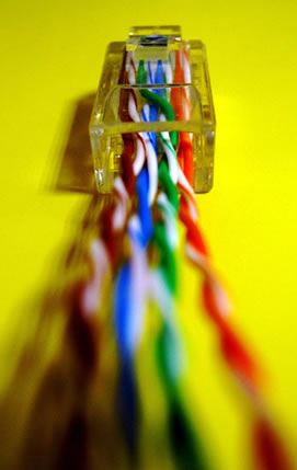 cables telefónicos para conectarse a Internet