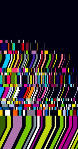 Rectángulos de distintos tamaños y colores. Pulsa la foto para ver más trabajos de la autora.